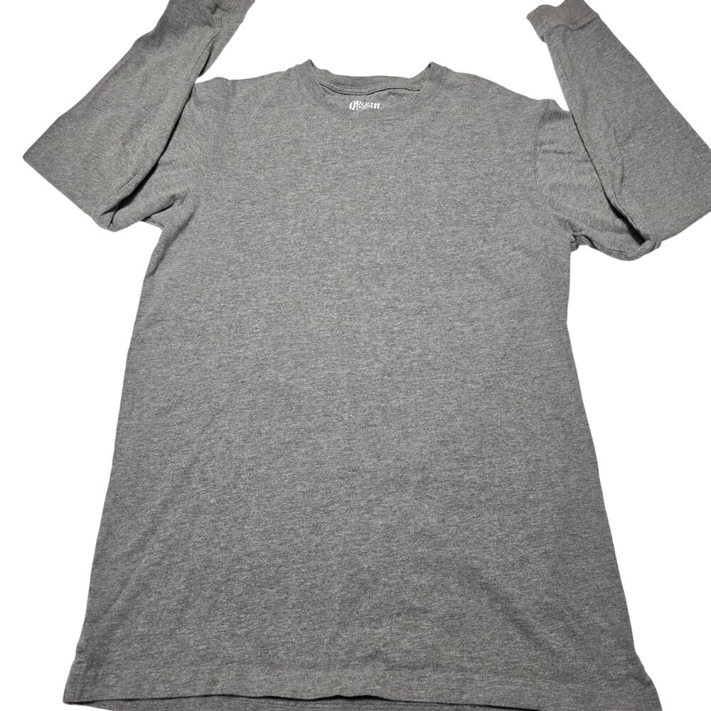 Duluth Trading Longtail T Trim Fit Long Sleeve Crewneck T-Shirt Size Medium Grey